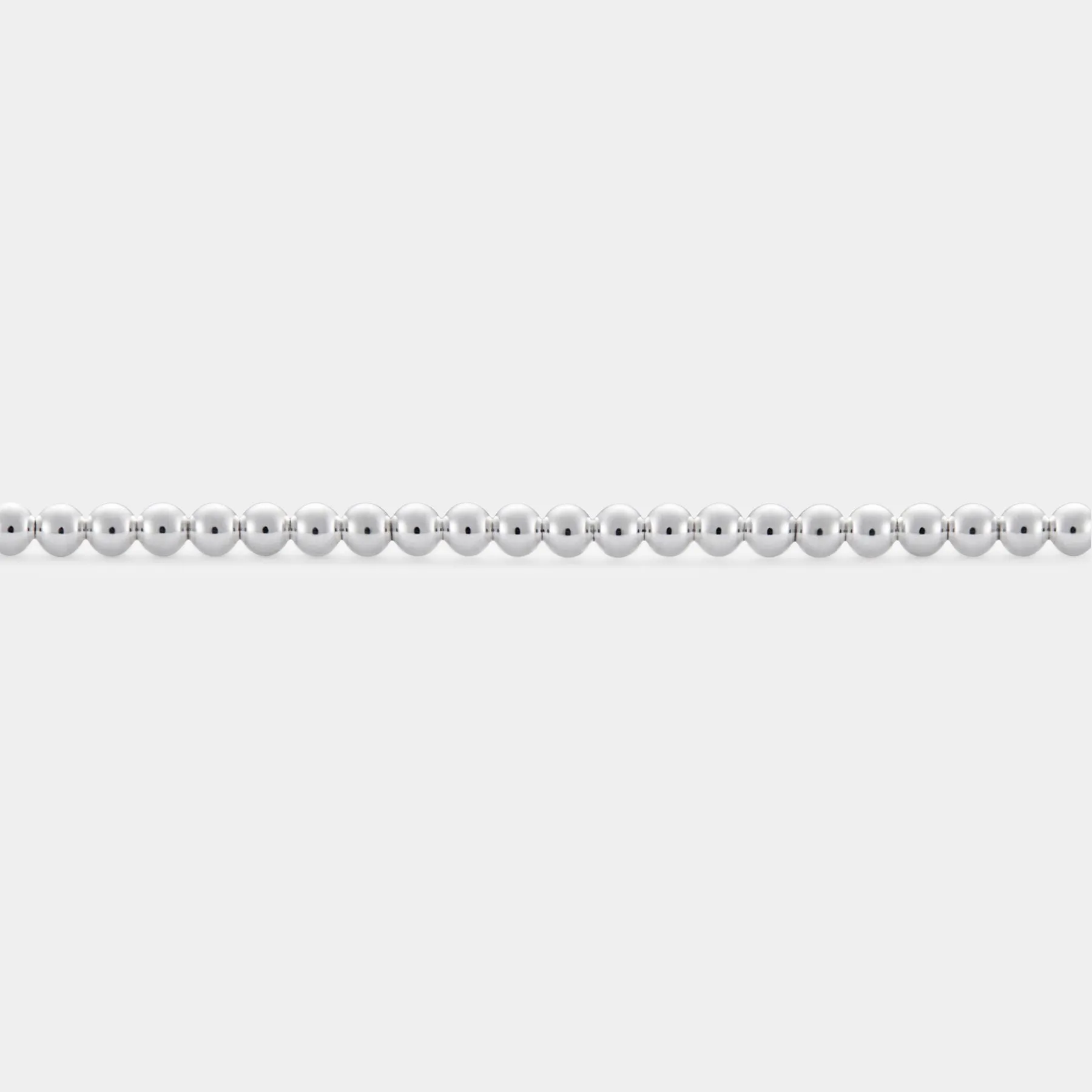 11G Pearl Bracelet - Le Gramme - Silver