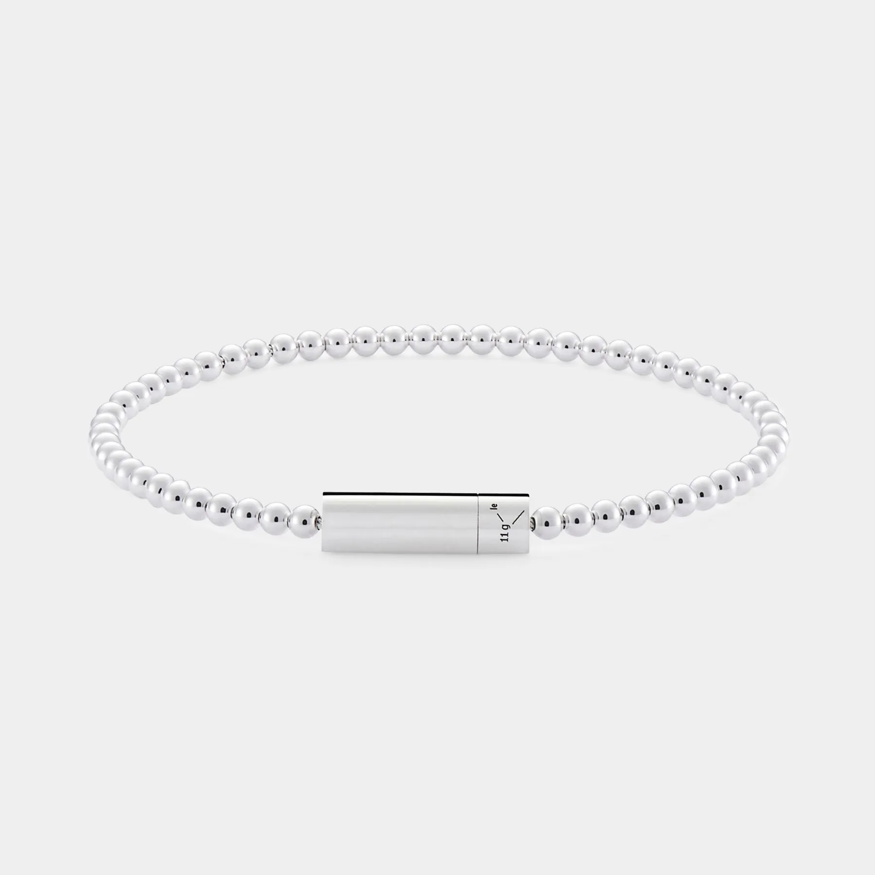 11G Pearl Bracelet - Le Gramme - Silver