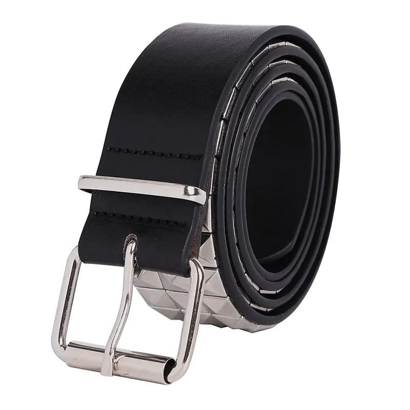1977 Punk Rock Belt with Pyramid Rivet Studs