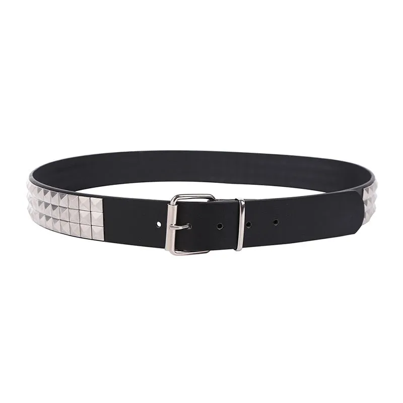 1977 Punk Rock Belt with Pyramid Rivet Studs