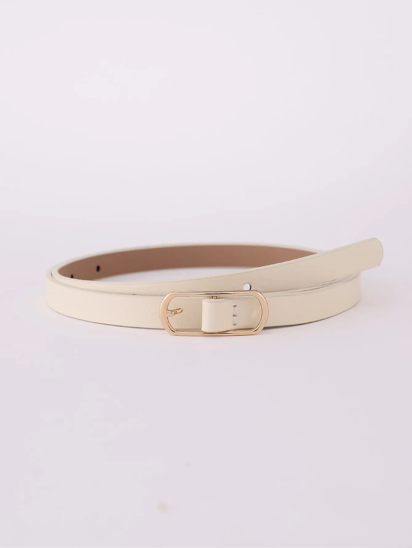 1pc Women Rectangle Buckle Belt