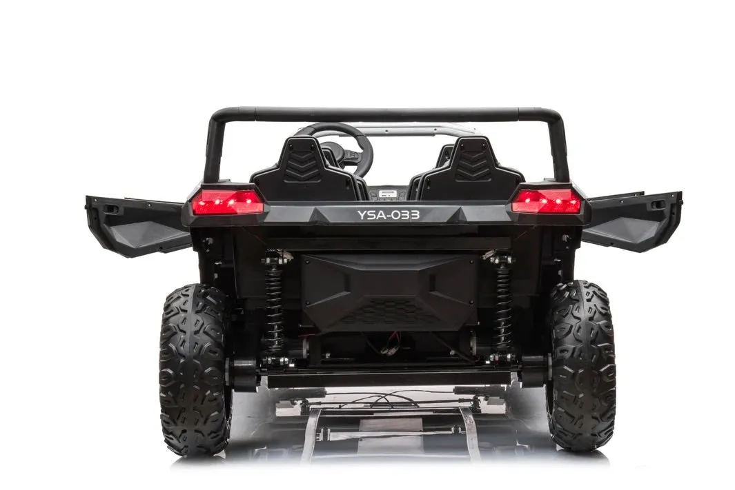 2025 | 4 Seater XXXXL Dune Buggy Ride-On | 48V 14AH | Upgraded | Holds 600lbs Up to 20KPH | Leather Seats | Rubber Tires