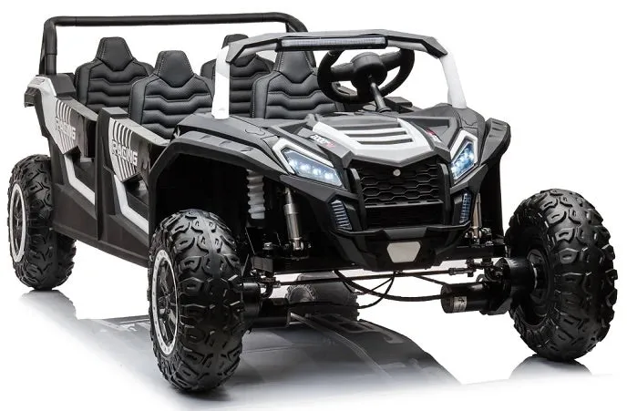 2025 | 4 Seater XXXXL Dune Buggy Ride-On | 48V 14AH | Upgraded | Holds 600lbs Up to 20KPH | Leather Seats | Rubber Tires