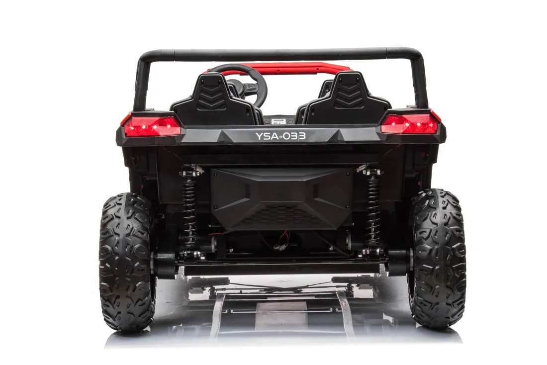 2025 | 4 Seater XXXXL Dune Buggy Ride-On | 48V 14AH | Upgraded | Holds 600lbs Up to 20KPH | Leather Seats | Rubber Tires