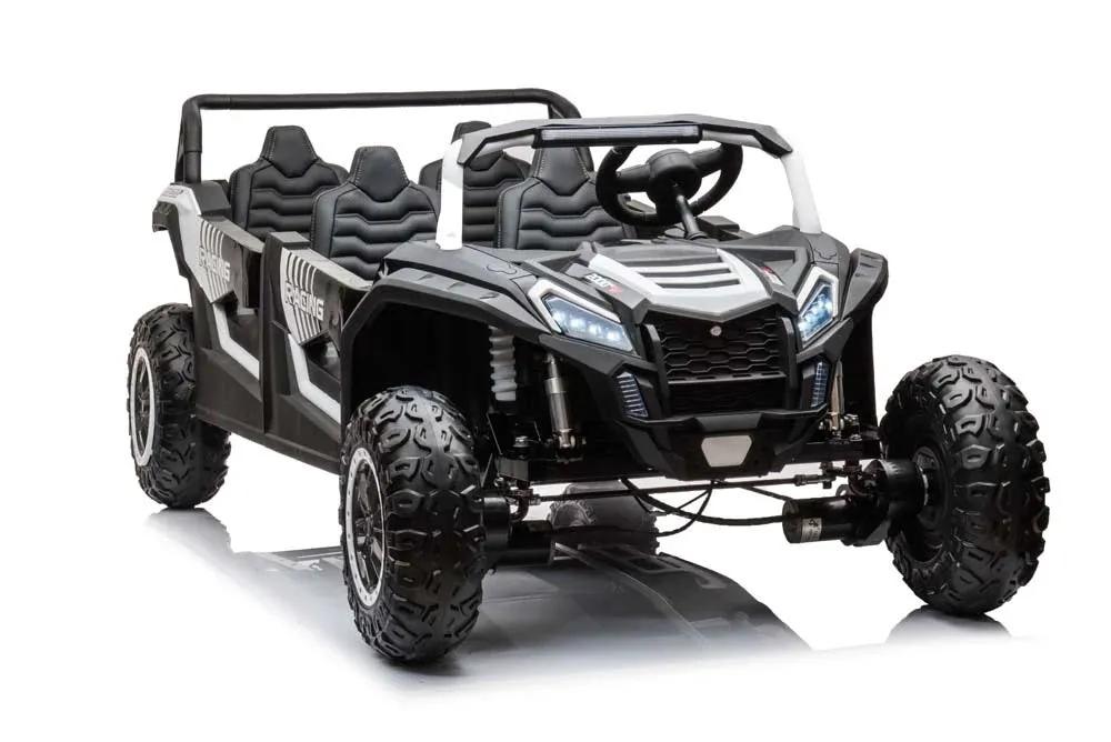 2025 | 4 Seater XXXXL Dune Buggy Ride-On | 48V 14AH | Upgraded | Holds 600lbs Up to 20KPH | Leather Seats | Rubber Tires