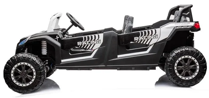 2025 | 4 Seater XXXXL Dune Buggy Ride-On | 48V 14AH | Upgraded | Holds 600lbs Up to 20KPH | Leather Seats | Rubber Tires