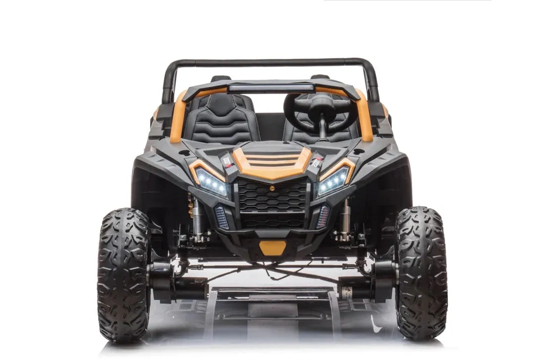 2025 | 4 Seater XXXXL Dune Buggy Ride-On | 48V 14AH | Upgraded | Holds 600lbs Up to 20KPH | Leather Seats | Rubber Tires
