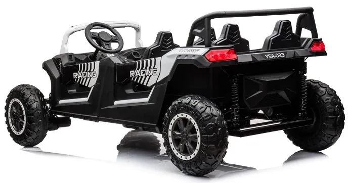 2025 | 4 Seater XXXXL Dune Buggy Ride-On | 48V 14AH | Upgraded | Holds 600lbs Up to 20KPH | Leather Seats | Rubber Tires