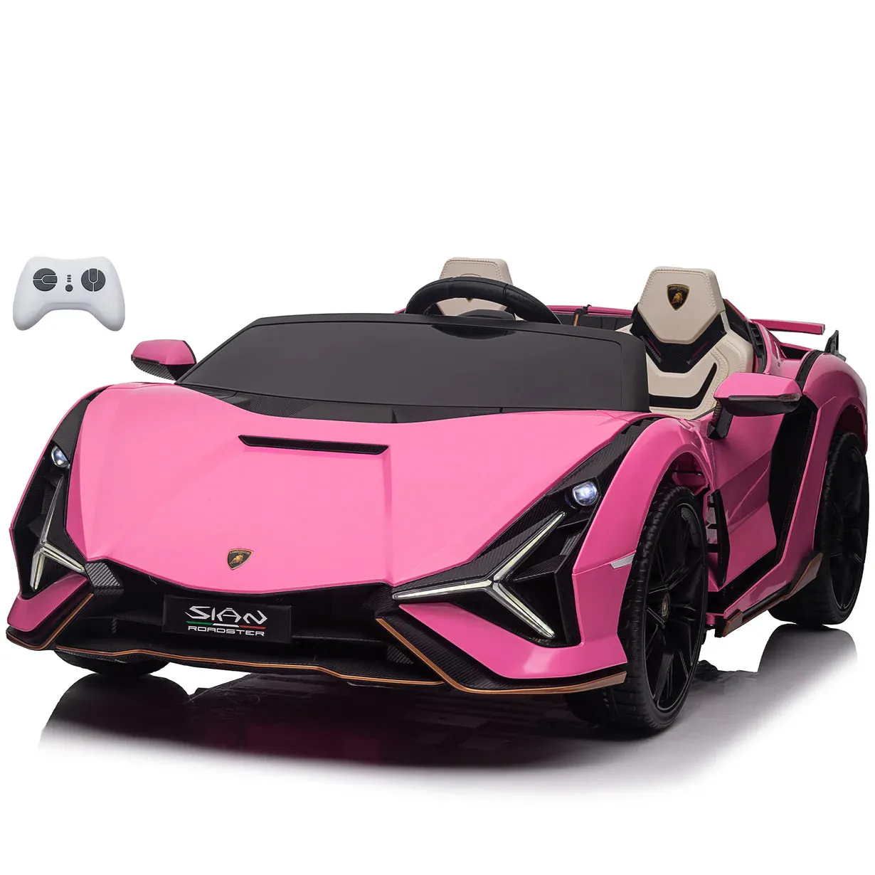 2025 Licensed 24V Sian 2 Seater 24V Kids Ride On Car Upgraded | Leather Seats | Rubber Tires | 4x4 | Remote