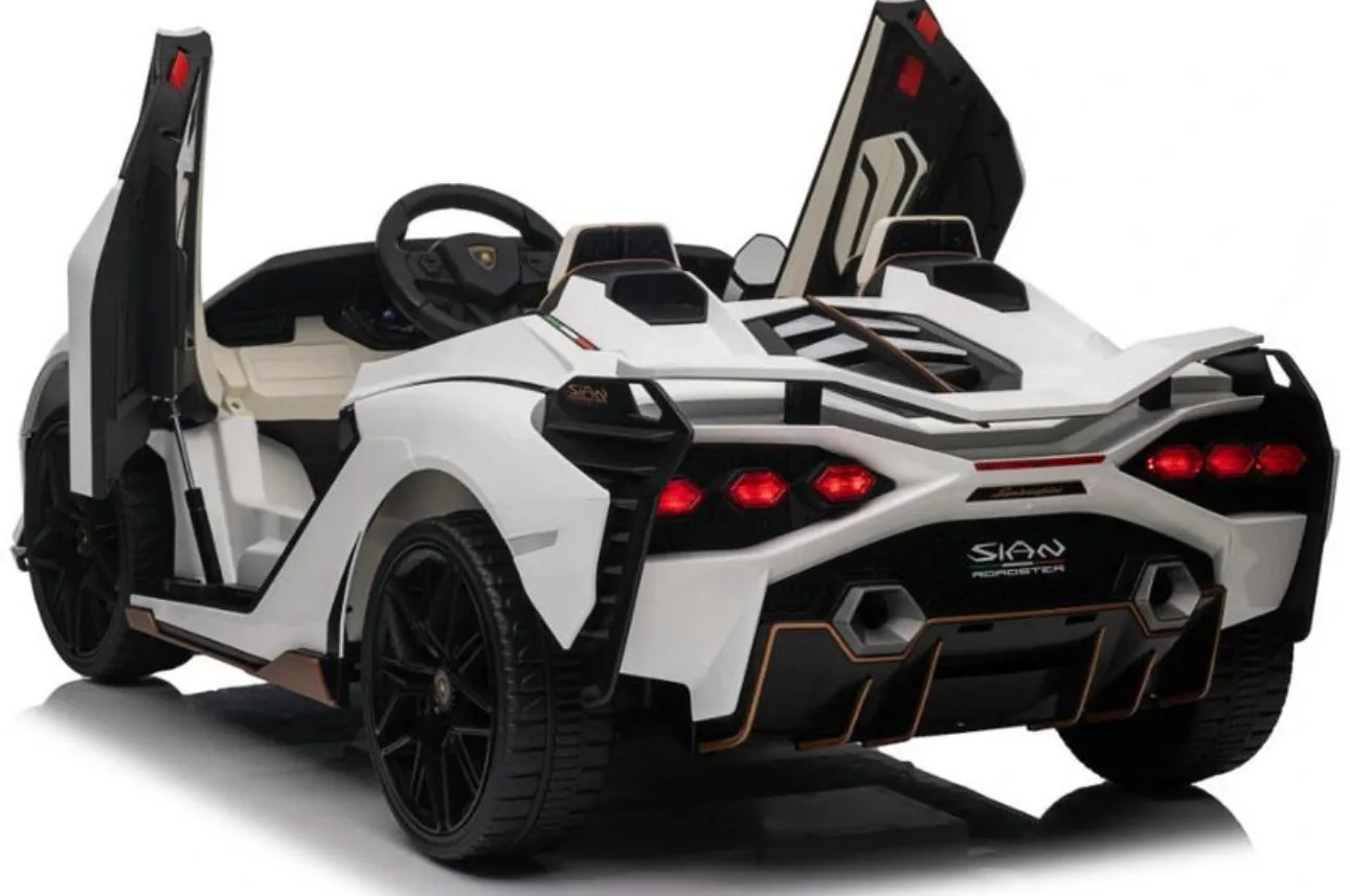 2025 Licensed 24V Sian 2 Seater 24V Kids Ride On Car Upgraded | Leather Seats | Rubber Tires | 4x4 | Remote