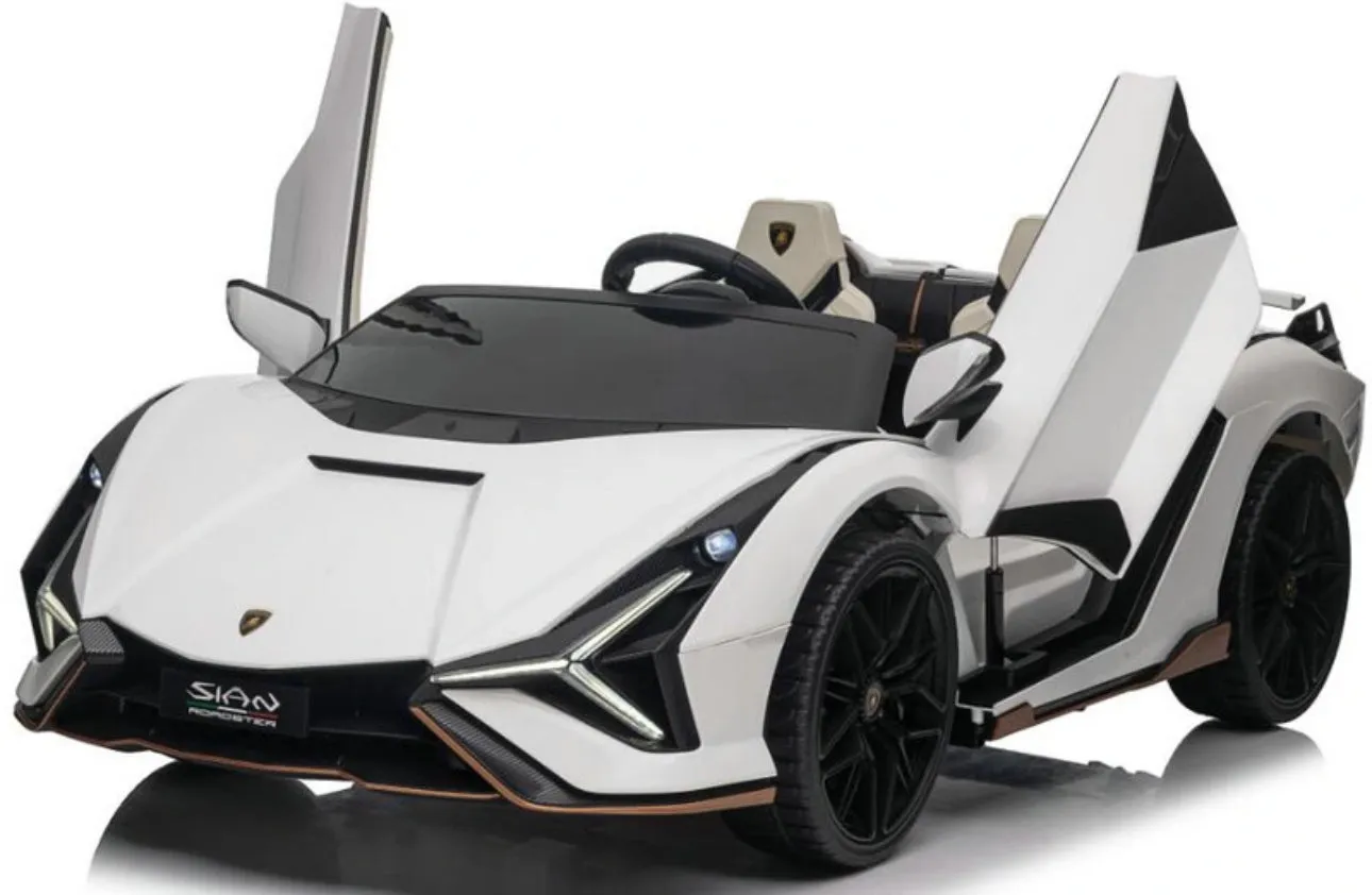 2025 Licensed 24V Sian 2 Seater 24V Kids Ride On Car Upgraded | Leather Seats | Rubber Tires | 4x4 | Remote