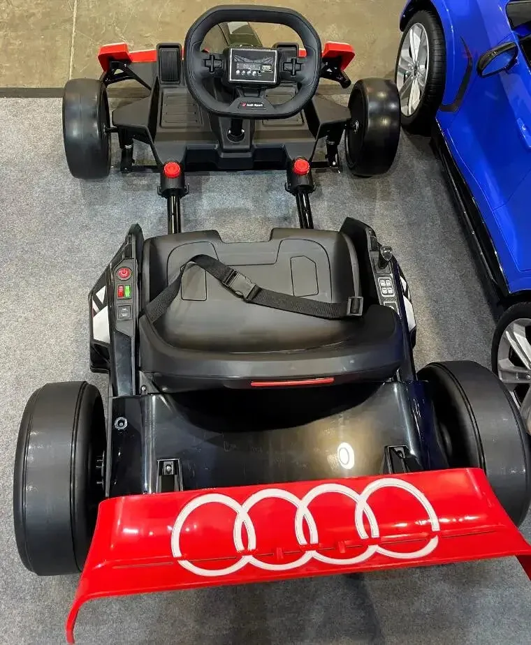 2025 Licensed Audi 24V Drifting Kids Go Kart Ride On Upgraded 1 Seater 150W Motor | Rubber Tires | Up to 13 KPH