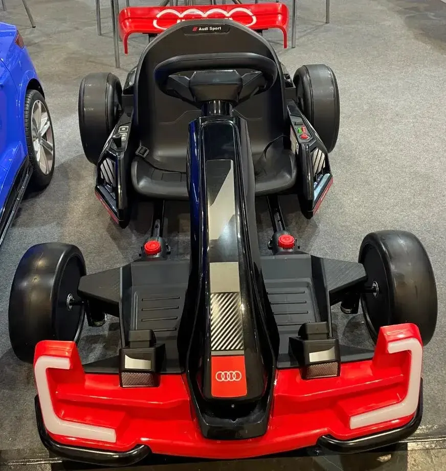 2025 Licensed Audi 24V Drifting Kids Go Kart Ride On Upgraded 1 Seater 150W Motor | Rubber Tires | Up to 13 KPH