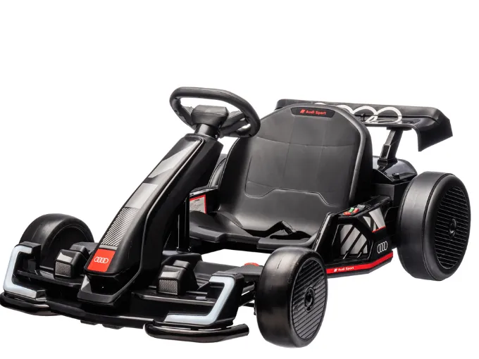 2025 Licensed Audi 24V Drifting Kids Go Kart Ride On Upgraded 1 Seater 150W Motor | Rubber Tires | Up to 13 KPH