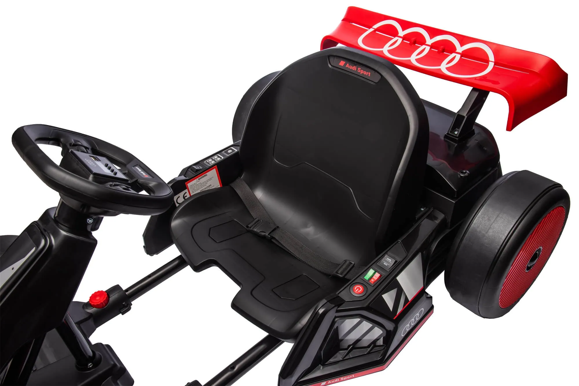 2025 Licensed Audi 24V Drifting Kids Go Kart Ride On Upgraded 1 Seater 150W Motor | Rubber Tires | Up to 13 KPH
