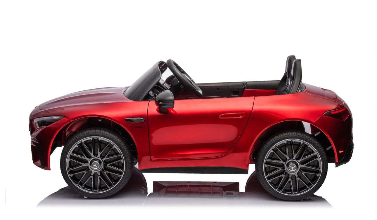 2025 Licensed Big 1 Seater Mercedes Benz SL63 Kids Ride On Car | 24Volt | 4x4 | Rubber Tires | Leather Seat
