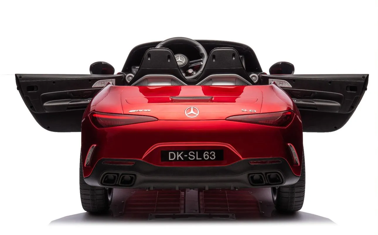 2025 Licensed Big 1 Seater Mercedes Benz SL63 Kids Ride On Car | 24Volt | 4x4 | Rubber Tires | Leather Seat