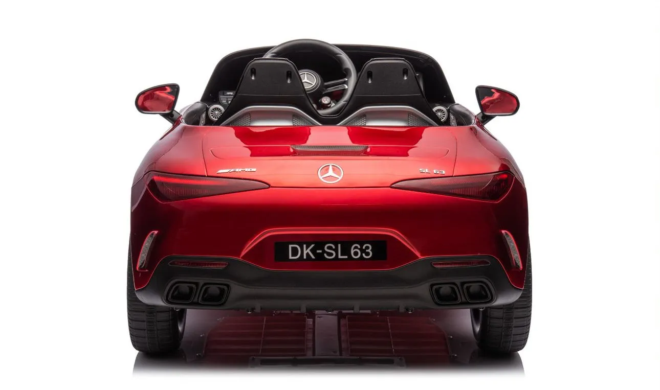 2025 Licensed Big 1 Seater Mercedes Benz SL63 Kids Ride On Car | 24Volt | 4x4 | Rubber Tires | Leather Seat