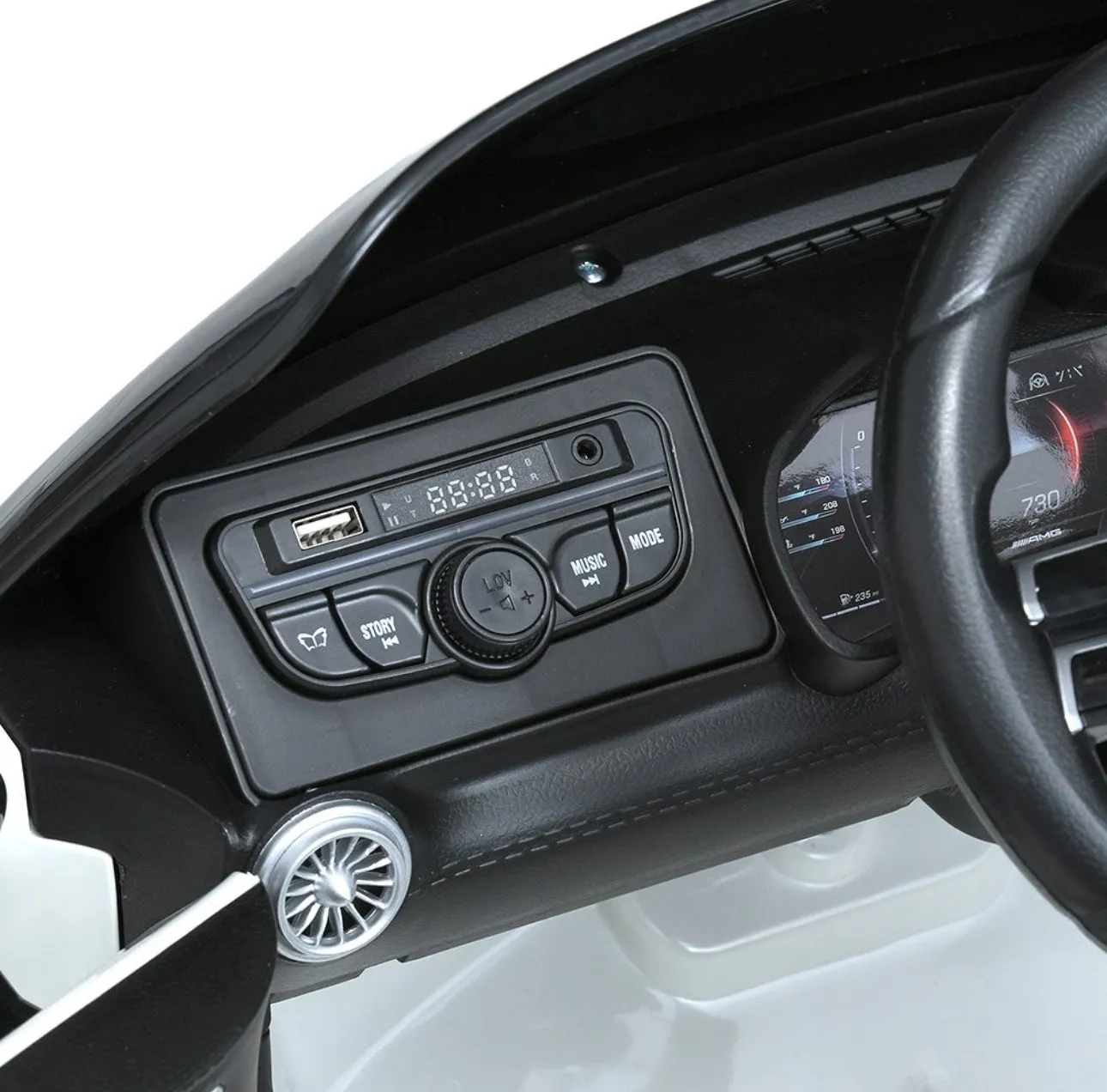 2025 Licensed Big 1 Seater Mercedes Benz SL63 Kids Ride On Car | 24Volt | 4x4 | Rubber Tires | Leather Seat