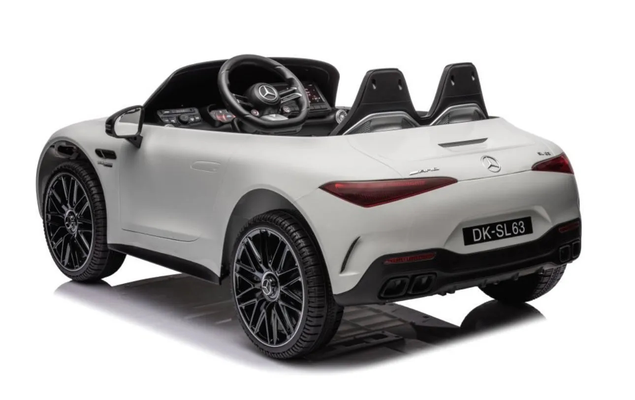 2025 Licensed Big 1 Seater Mercedes Benz SL63 Kids Ride On Car | 24Volt | 4x4 | Rubber Tires | Leather Seat