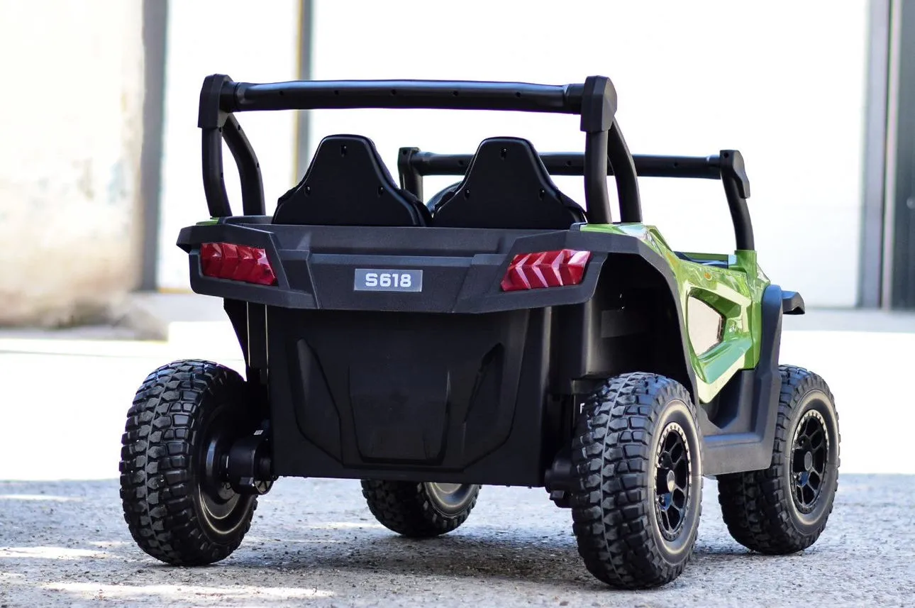 2025 Upgraded 24Volt XL 2 Seater 4x4 Journey Kids Ride On Car Dune Buggy | Leather Seats | Rubber Tires | Remote