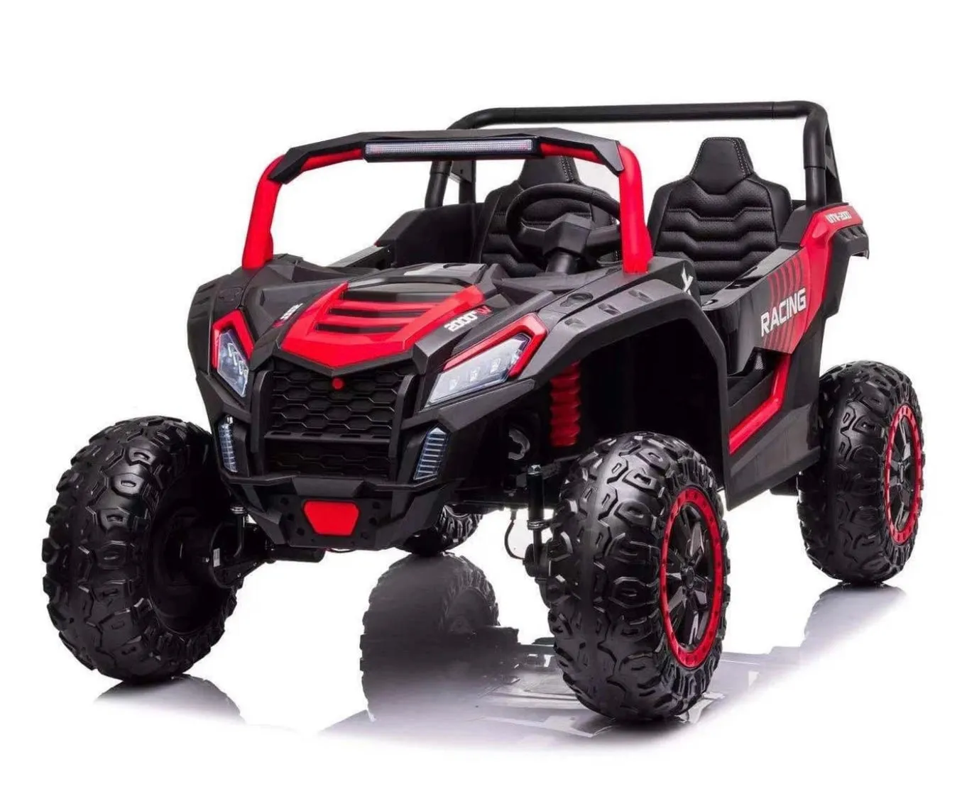2025 Upgraded ECD 4x4 Dune Buggy 24V | Xxl Massive 2 Seater Ride-On | Mp4 TV Screen | Leather Seats | Rubber Tires | Remote