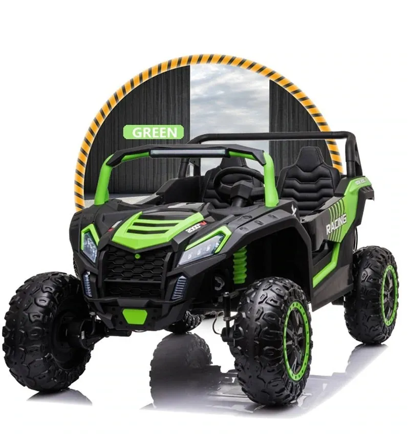 2025 Upgraded ECD 4x4 Dune Buggy 24V | Xxl Massive 2 Seater Ride-On | Mp4 TV Screen | Leather Seats | Rubber Tires | Remote