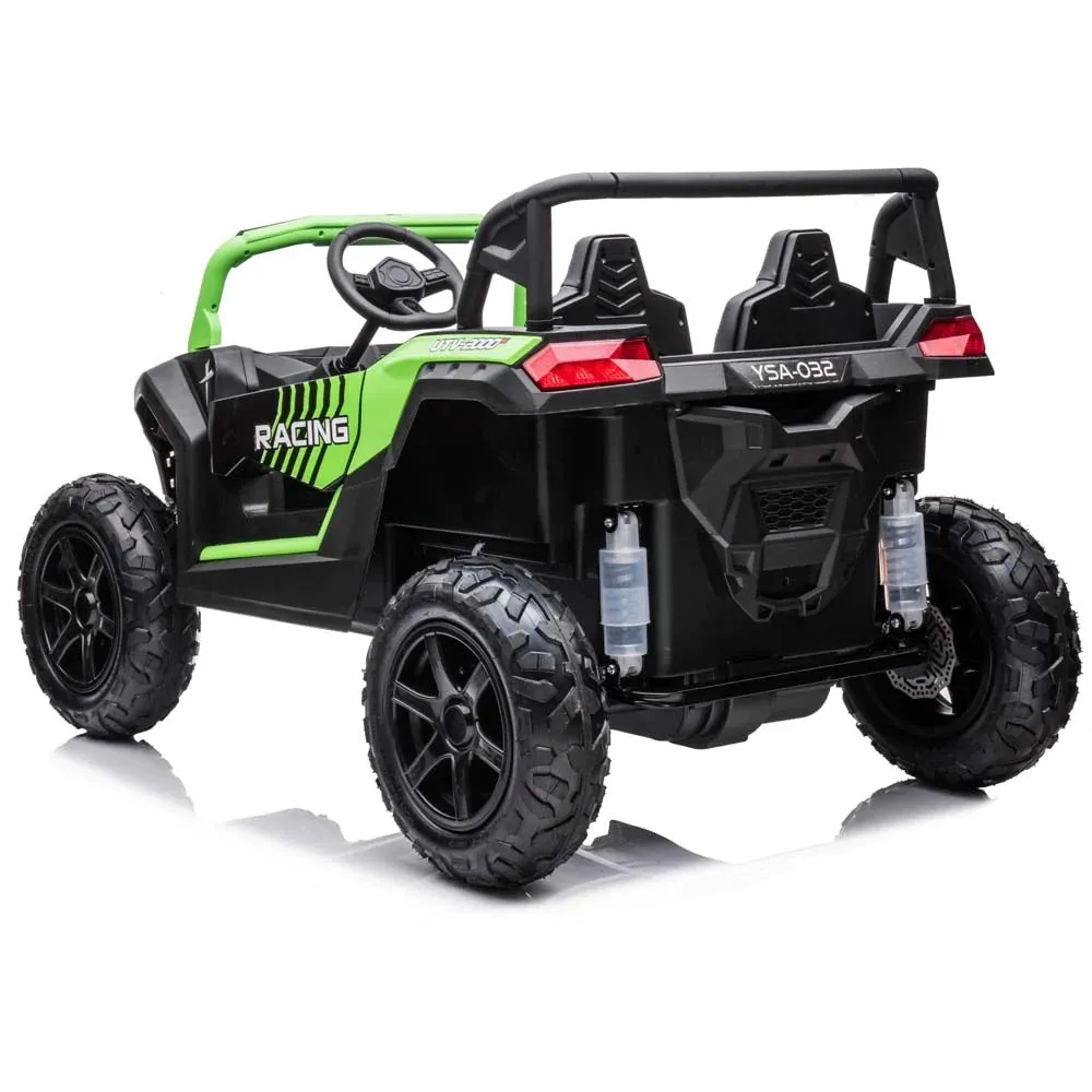 2025 Upgraded ECD 4x4 Dune Buggy 24V | Xxl Massive 2 Seater Ride-On | Mp4 TV Screen | Leather Seats | Rubber Tires | Remote