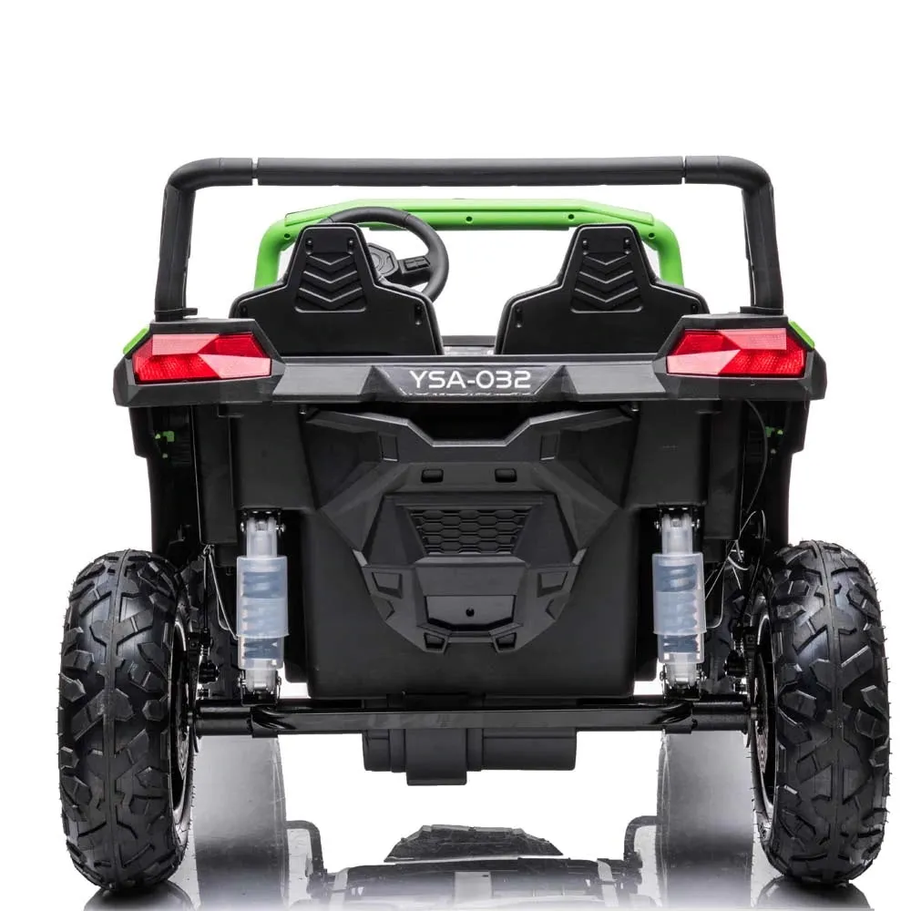 2025 Upgraded ECD 4x4 Dune Buggy 24V | Xxl Massive 2 Seater Ride-On | Mp4 TV Screen | Leather Seats | Rubber Tires | Remote