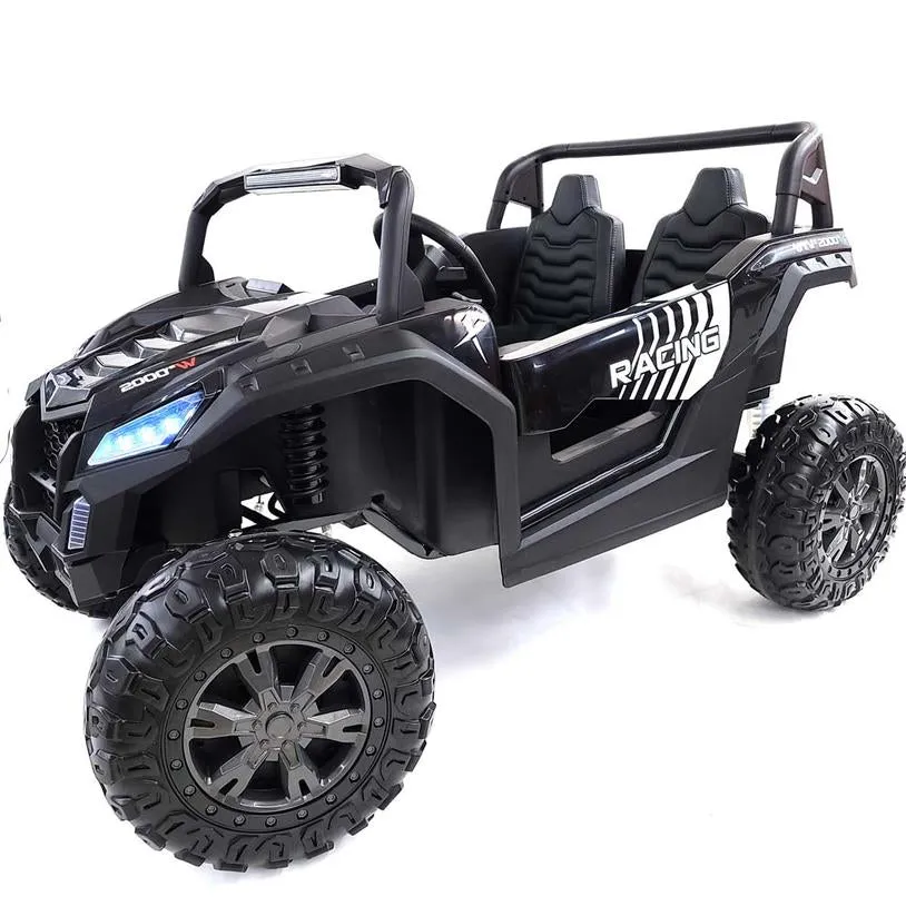 2025 Upgraded ECD 4x4 Dune Buggy 24V | Xxl Massive 2 Seater Ride-On | Mp4 TV Screen | Leather Seats | Rubber Tires | Remote
