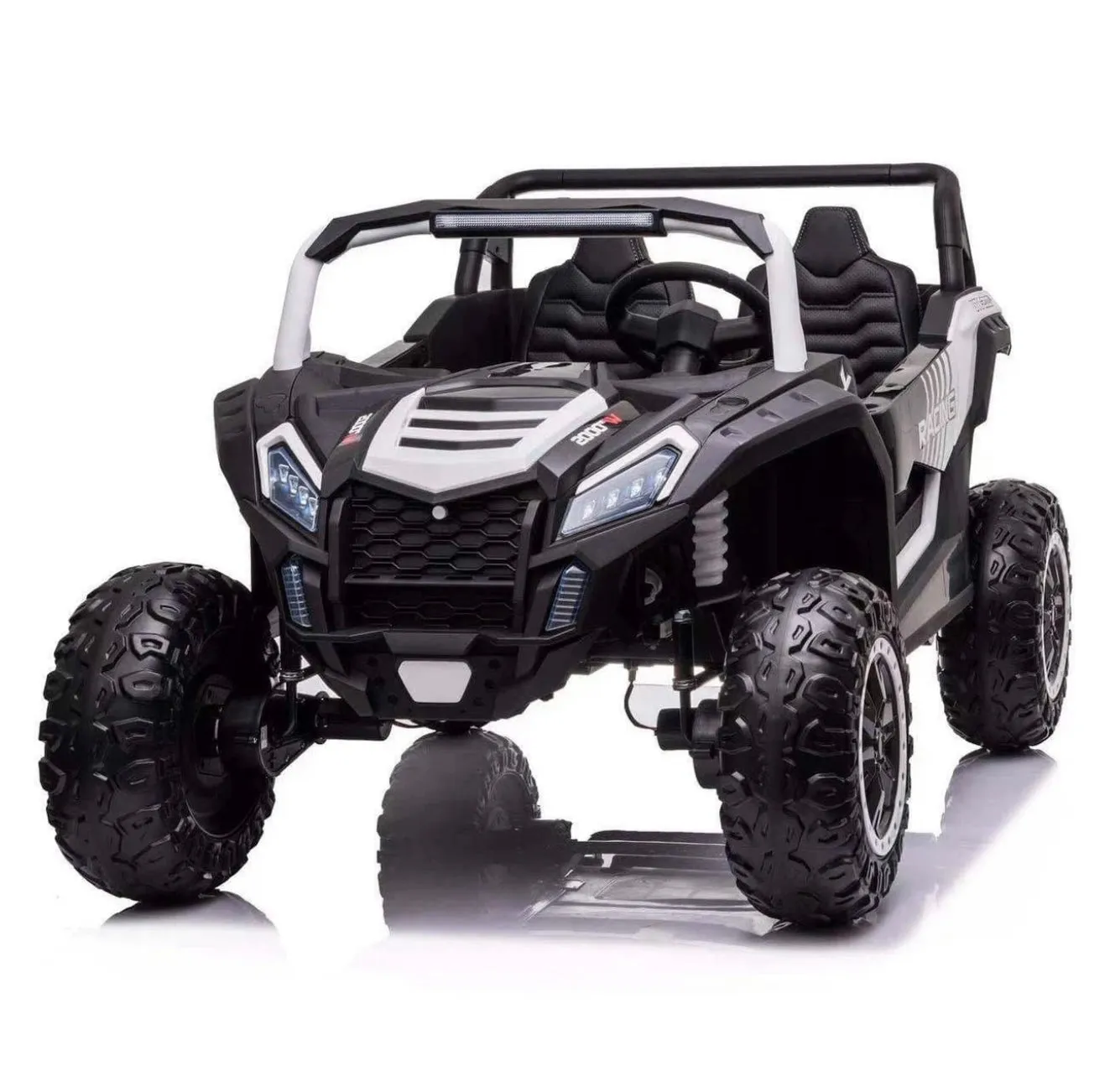 2025 Upgraded ECD 4x4 Dune Buggy 24V | Xxl Massive 2 Seater Ride-On | Mp4 TV Screen | Leather Seats | Rubber Tires | Remote