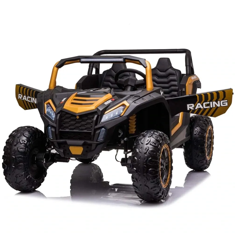 2025 Upgraded ECD 4x4 Dune Buggy 24V | Xxl Massive 2 Seater Ride-On | Mp4 TV Screen | Leather Seats | Rubber Tires | Remote