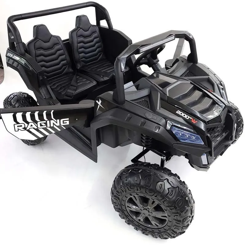 2025 Upgraded ECD 4x4 Dune Buggy 24V | Xxl Massive 2 Seater Ride-On | Mp4 TV Screen | Leather Seats | Rubber Tires | Remote