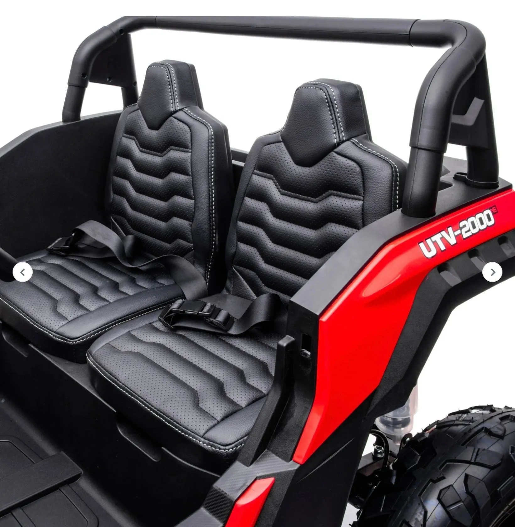 2025 Upgraded ECD 4x4 Dune Buggy 24V | Xxl Massive 2 Seater Ride-On | Mp4 TV Screen | Leather Seats | Rubber Tires | Remote
