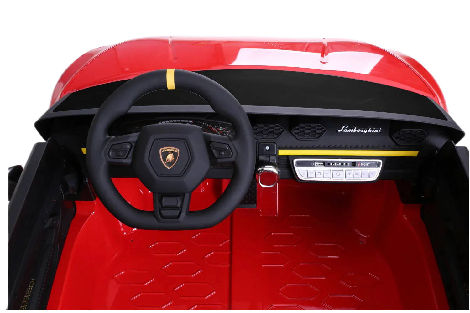 2025 Upgraded Licensed 24V Huracan Lamborghini 2 Seater XXL | 4x4 | Special Edition | Leather Seats | Rubber Tires | Remote
