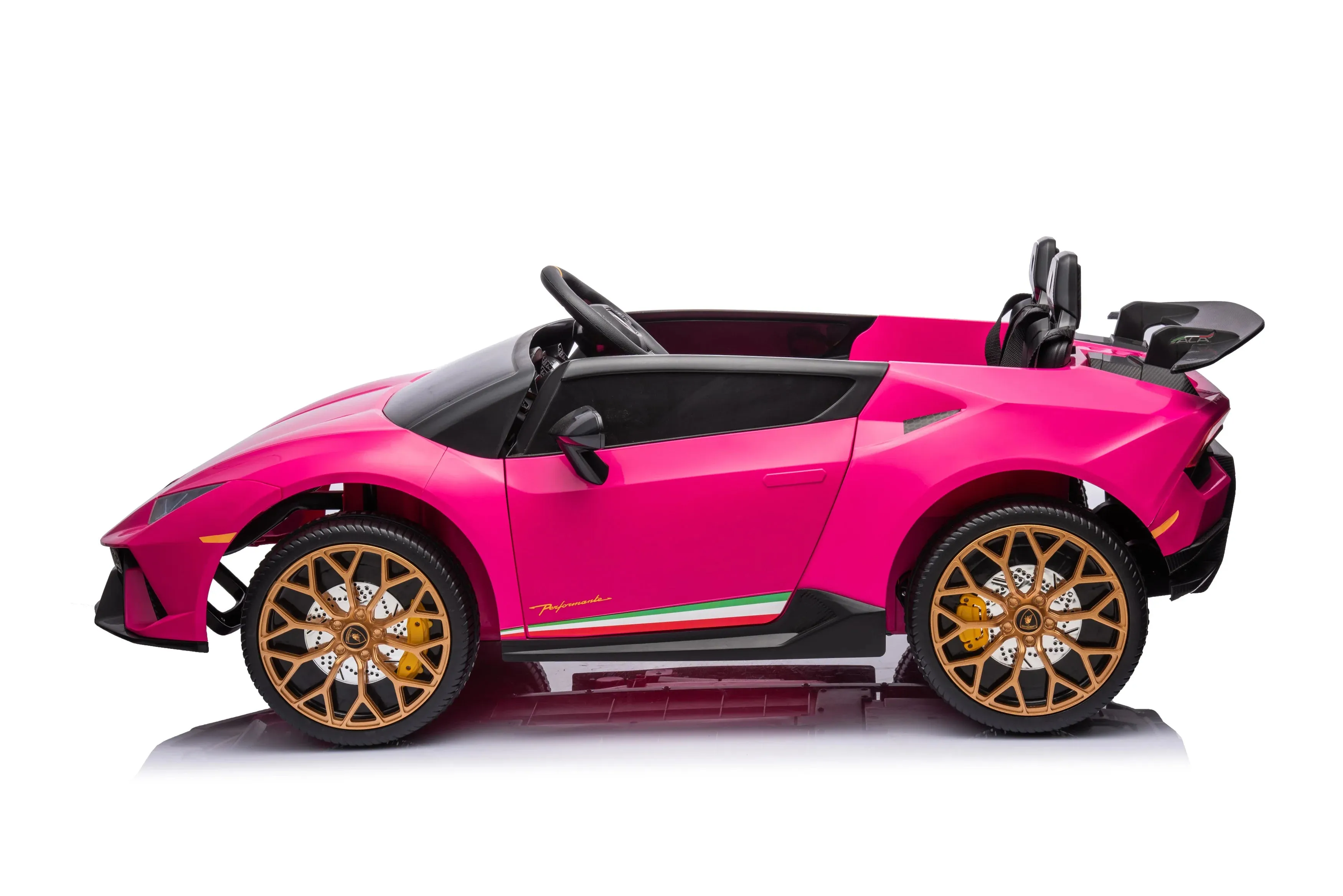 2025 Upgraded Licensed 24V Huracan Lamborghini 2 Seater XXL | 4x4 | Special Edition | Leather Seats | Rubber Tires | Remote
