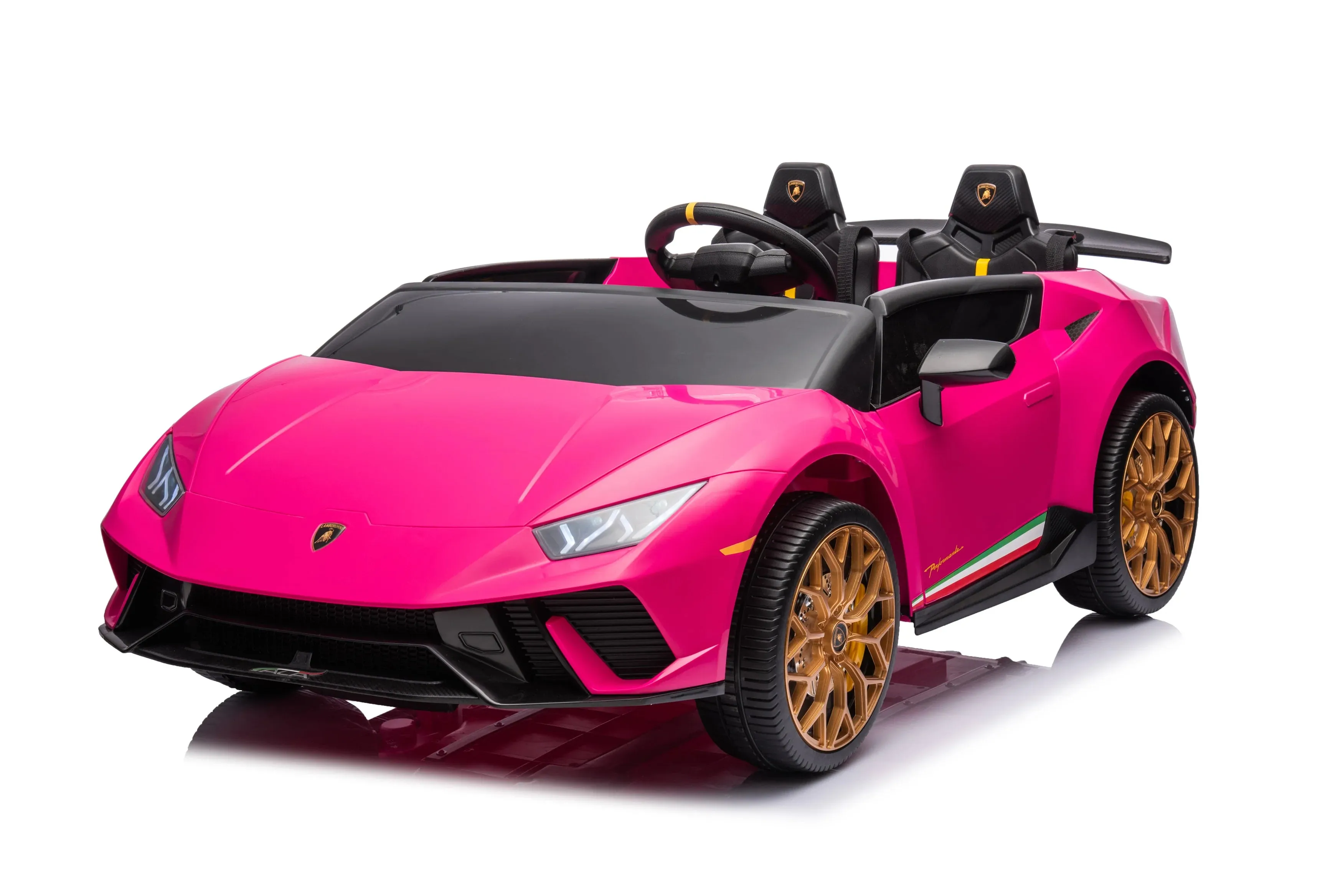 2025 Upgraded Licensed 24V Huracan Lamborghini 2 Seater XXL | 4x4 | Special Edition | Leather Seats | Rubber Tires | Remote