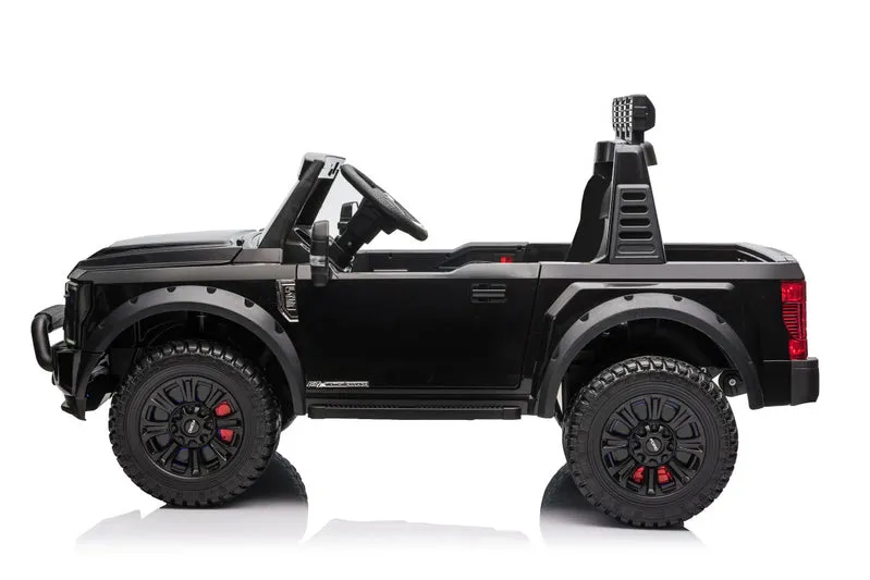 2025 Upgraded Licensed Ford Super Duty F450 | 6 Wheels | Custom Edition 24V Lifted | 2 Seater | Leather Seats | Rubber Tires | Remote