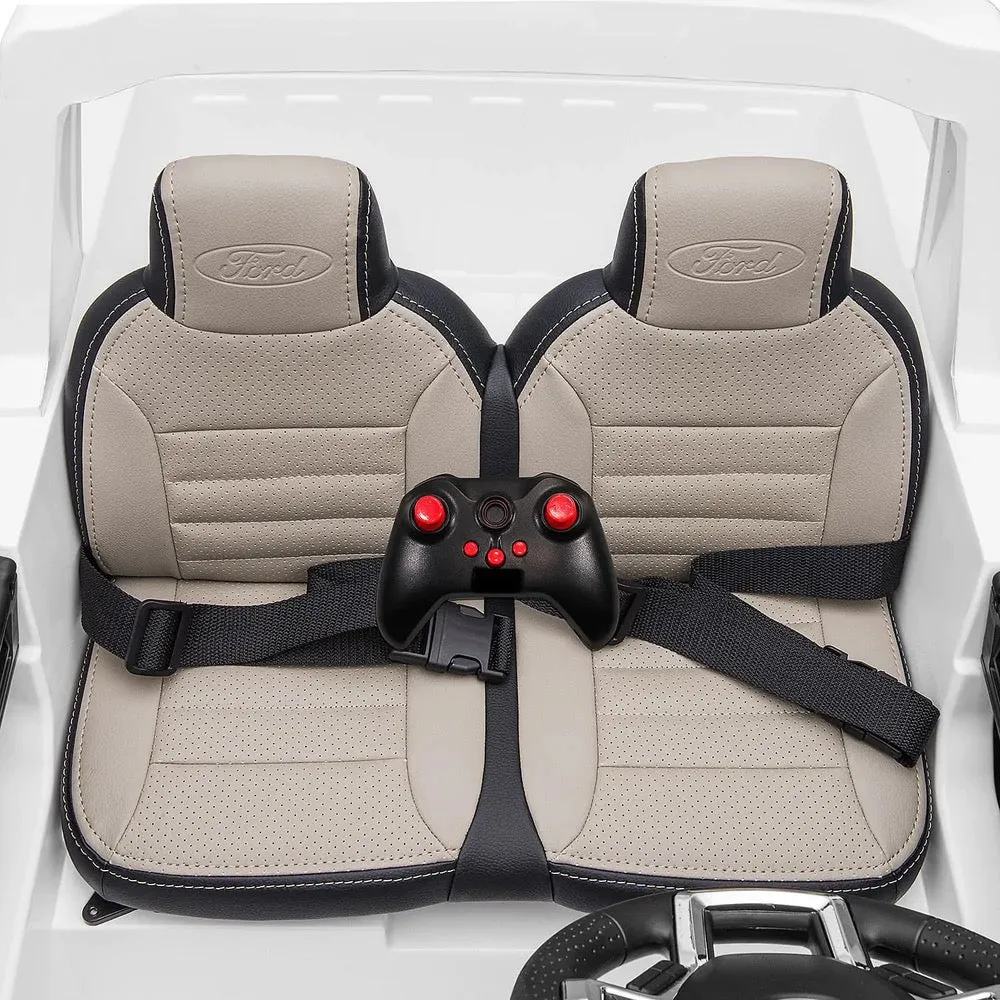 2025 Upgraded Licensed Ford Super Duty F450 | 6 Wheels | Custom Edition 24V Lifted | 2 Seater | Leather Seats | Rubber Tires | Remote
