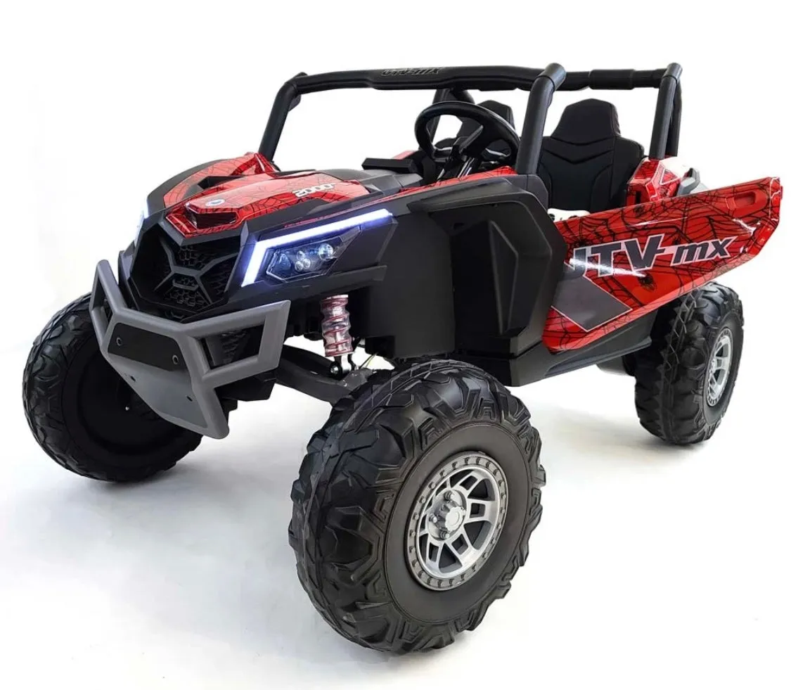 2025 Upgraded UTV XMX613 XXL 4x4 | 24V | 2 Seater Ride-On | TV Mp4 Screen | Leather Seats | Rubber Tires | Remote | Pre Order