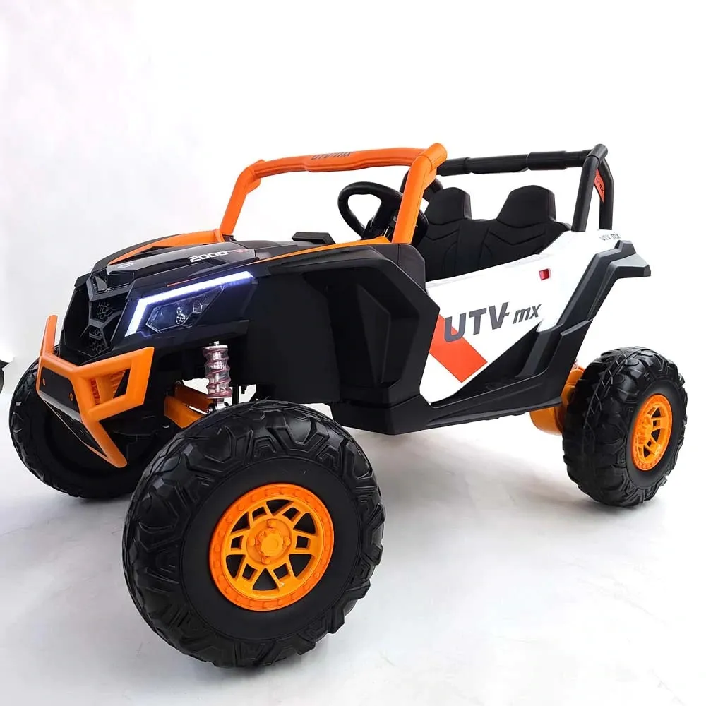 2025 Upgraded UTV XMX613 XXL 4x4 | 24V | 2 Seater Ride-On | TV Mp4 Screen | Leather Seats | Rubber Tires | Remote | Pre Order