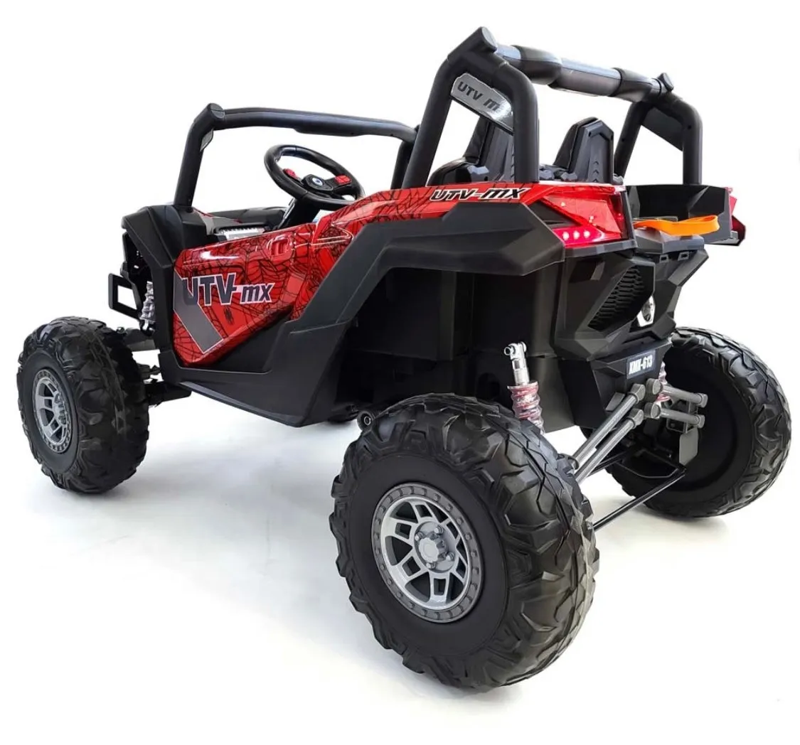 2025 Upgraded UTV XMX613 XXL 4x4 | 24V | 2 Seater Ride-On | TV Mp4 Screen | Leather Seats | Rubber Tires | Remote | Pre Order