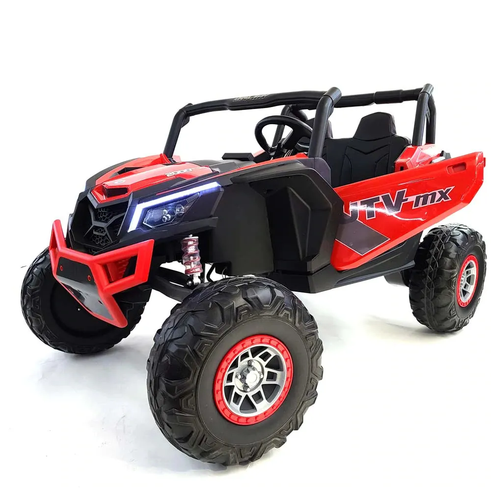 2025 Upgraded UTV XMX613 XXL 4x4 | 24V | 2 Seater Ride-On | TV Mp4 Screen | Leather Seats | Rubber Tires | Remote | Pre Order
