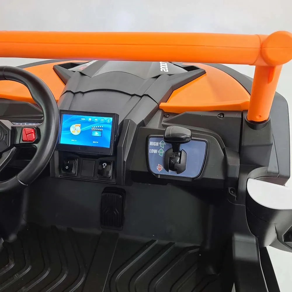 2025 Upgraded UTV XMX613 XXL 4x4 | 24V | 2 Seater Ride-On | TV Mp4 Screen | Leather Seats | Rubber Tires | Remote | Pre Order