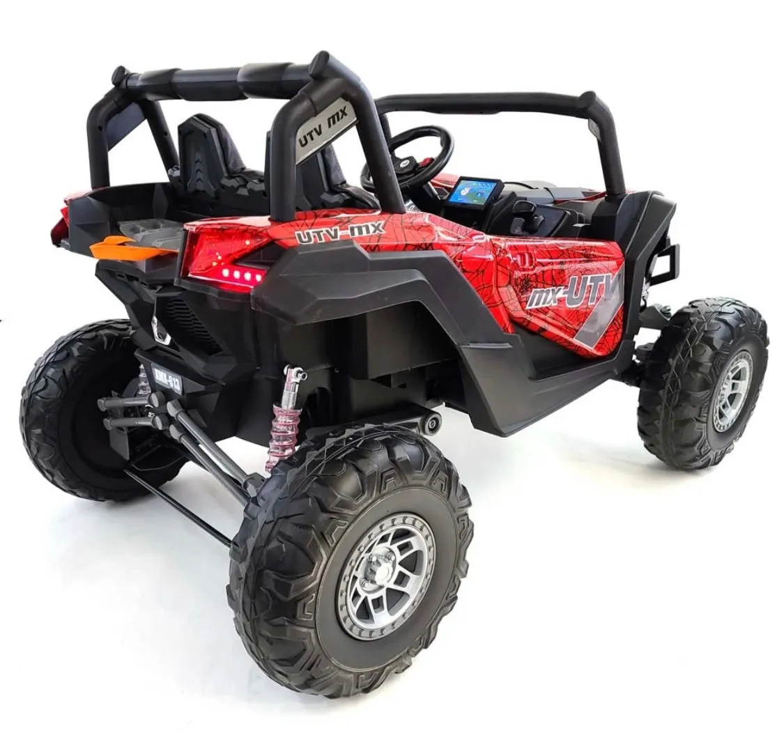 2025 Upgraded UTV XMX613 XXL 4x4 | 24V | 2 Seater Ride-On | TV Mp4 Screen | Leather Seats | Rubber Tires | Remote | Pre Order