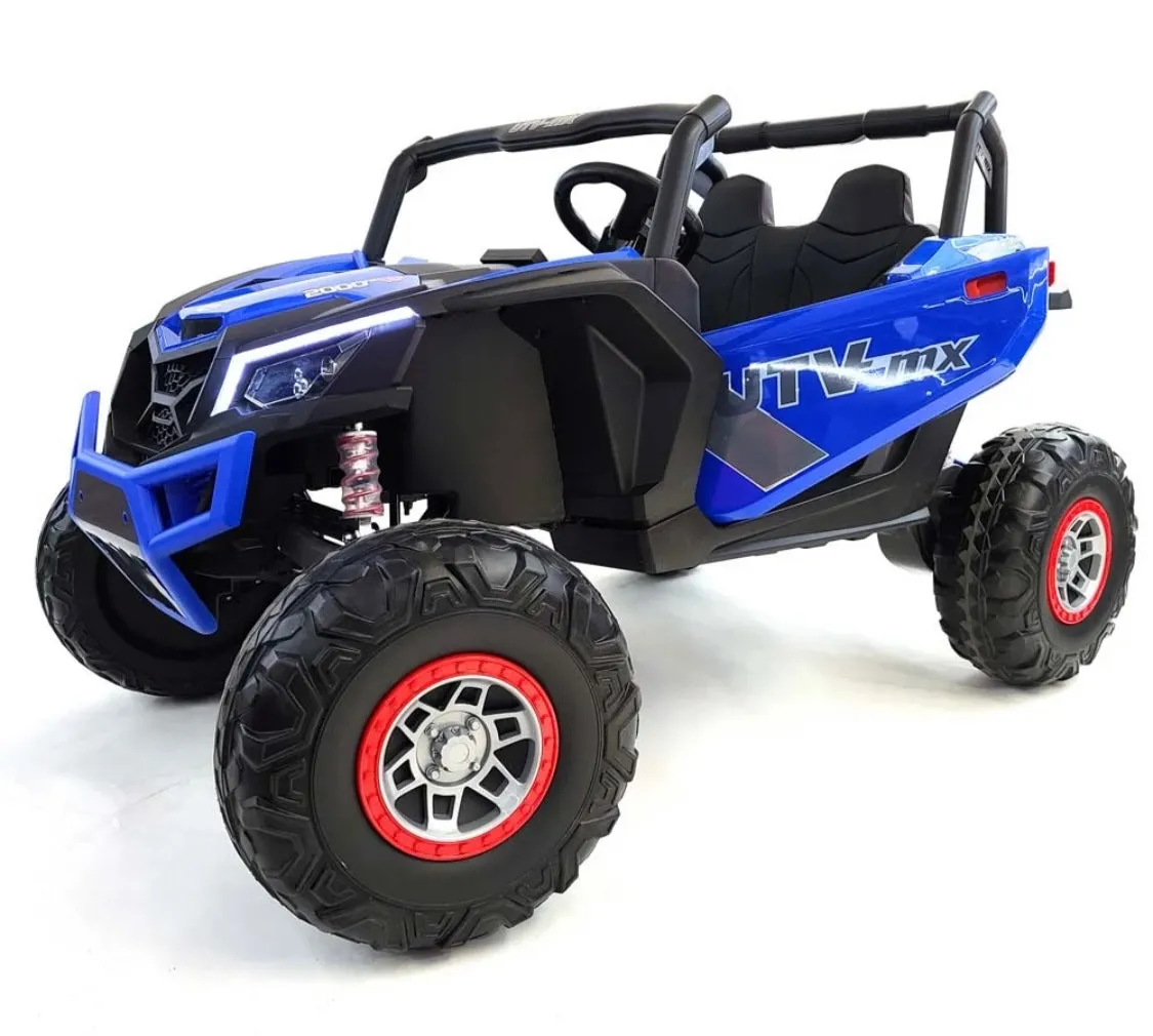2025 Upgraded UTV XMX613 XXL 4x4 | 24V | 2 Seater Ride-On | TV Mp4 Screen | Leather Seats | Rubber Tires | Remote | Pre Order