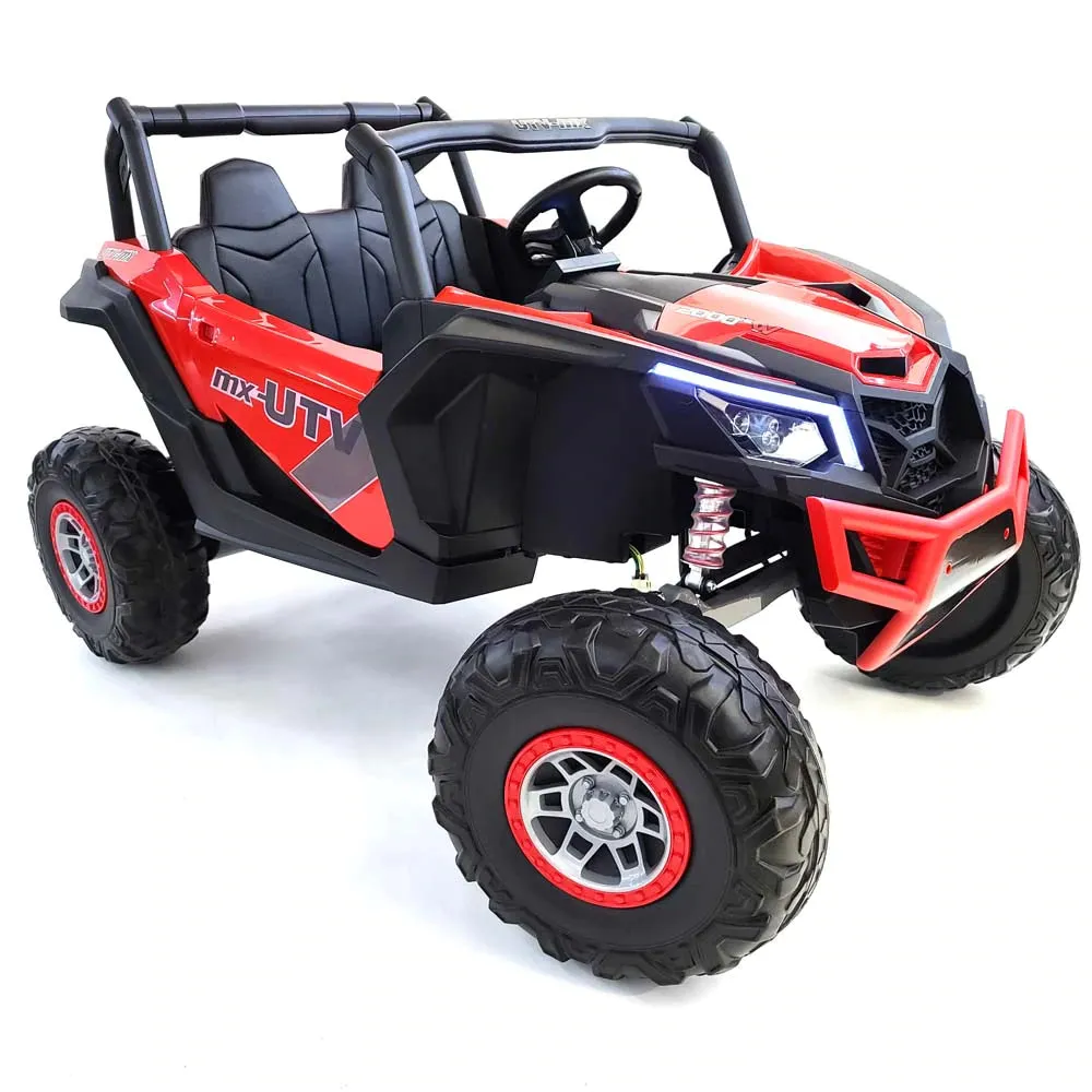 2025 Upgraded UTV XMX613 XXL 4x4 | 24V | 2 Seater Ride-On | TV Mp4 Screen | Leather Seats | Rubber Tires | Remote | Pre Order