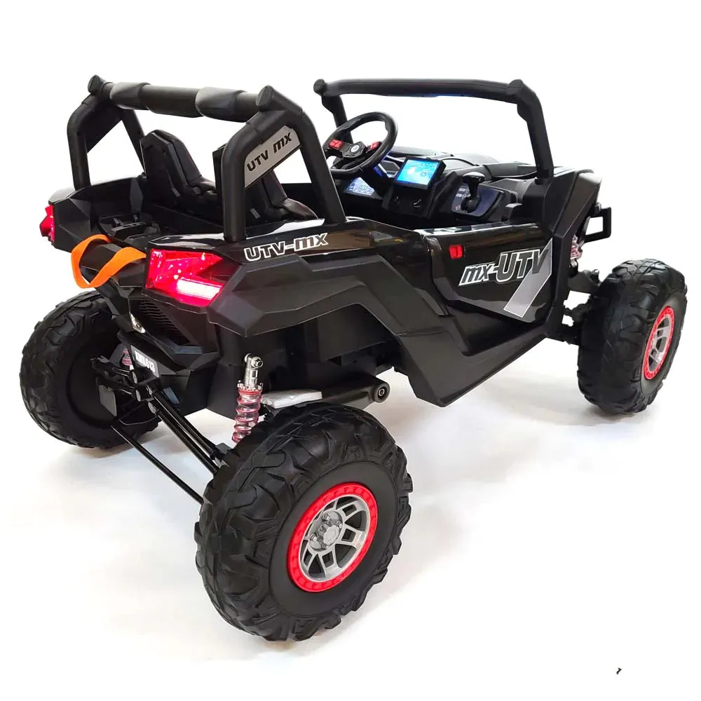 2025 Upgraded UTV XMX613 XXL 4x4 | 24V | 2 Seater Ride-On | TV Mp4 Screen | Leather Seats | Rubber Tires | Remote | Pre Order