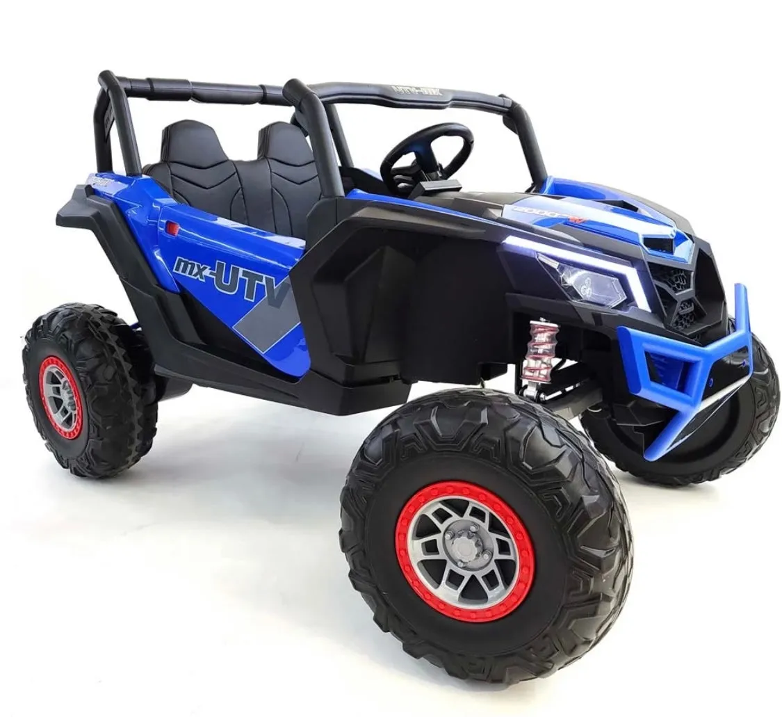 2025 Upgraded UTV XMX613 XXL 4x4 | 24V | 2 Seater Ride-On | TV Mp4 Screen | Leather Seats | Rubber Tires | Remote | Pre Order