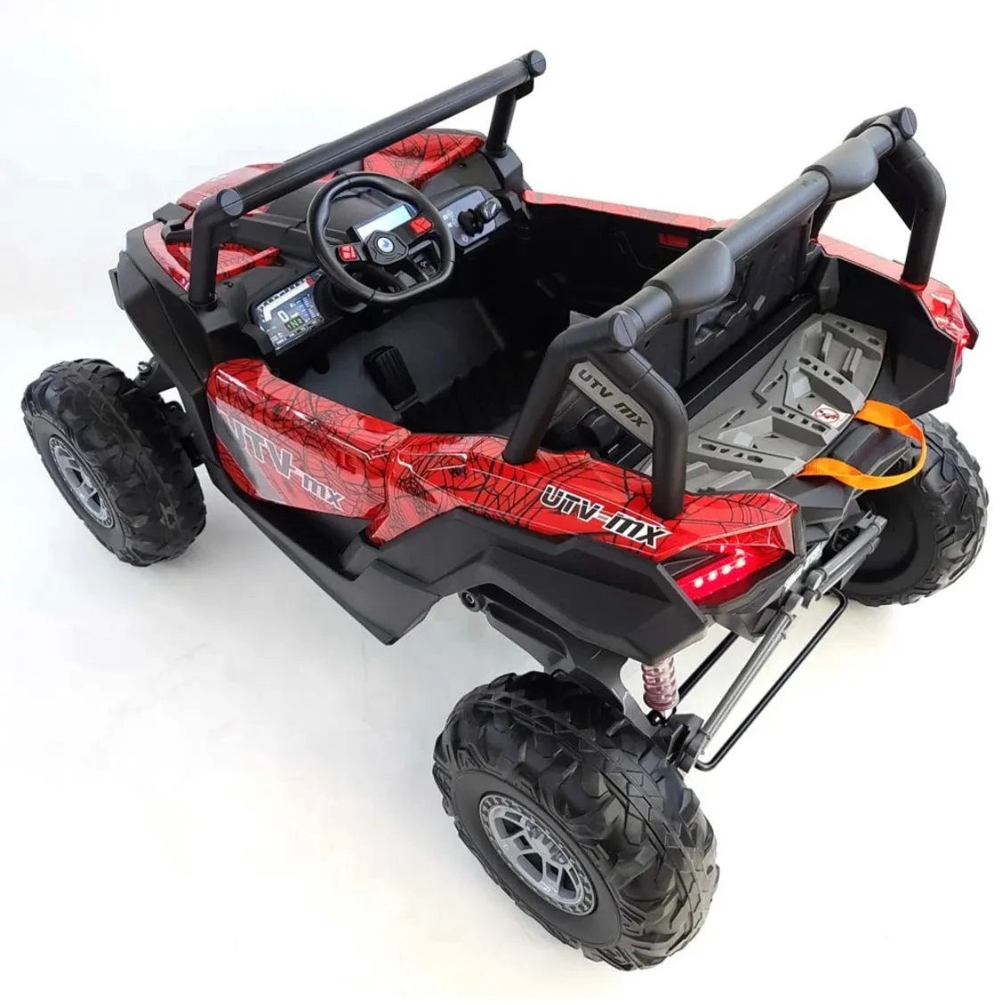 2025 Upgraded UTV XMX613 XXL 4x4 | 24V | 2 Seater Ride-On | TV Mp4 Screen | Leather Seats | Rubber Tires | Remote | Pre Order